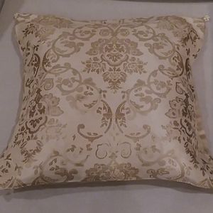 Pair of beautiful gold pillow covers.